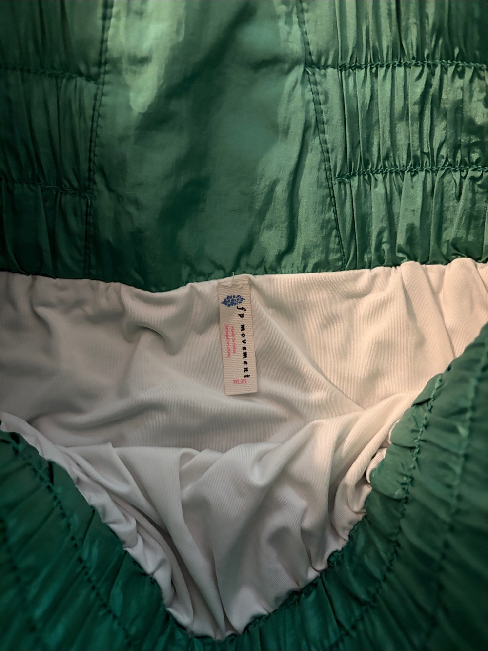FP Movement by Free People Teal High-Waist Athletic Shorts - Picture 3 of 5